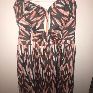 Strapless Pattern Dress